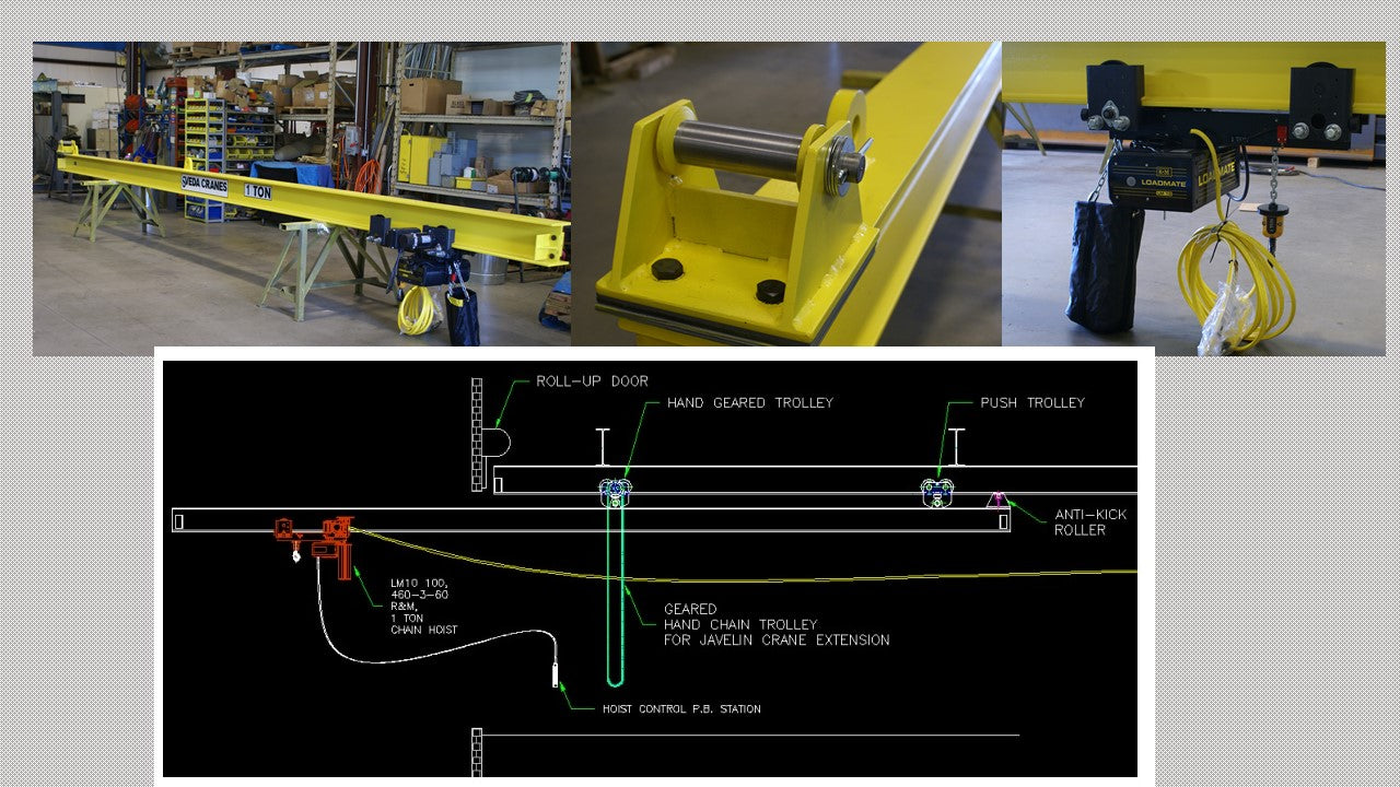 CASE STUDY - Javelin Crane with Low-Headroom Hoist