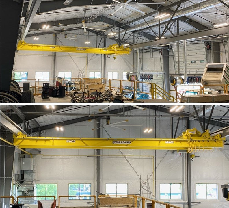 Customized Bridge Crane for Bedford, NY Department of Public Works Maintenance Garage