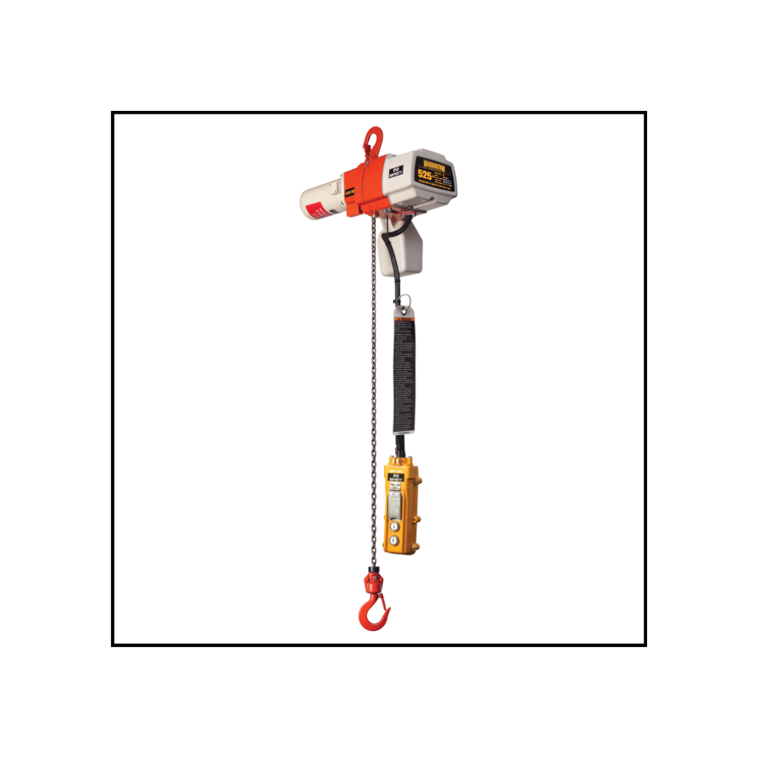 Harrington Dual Speed Adjustable Hoist 1-Phase electric chain hoist