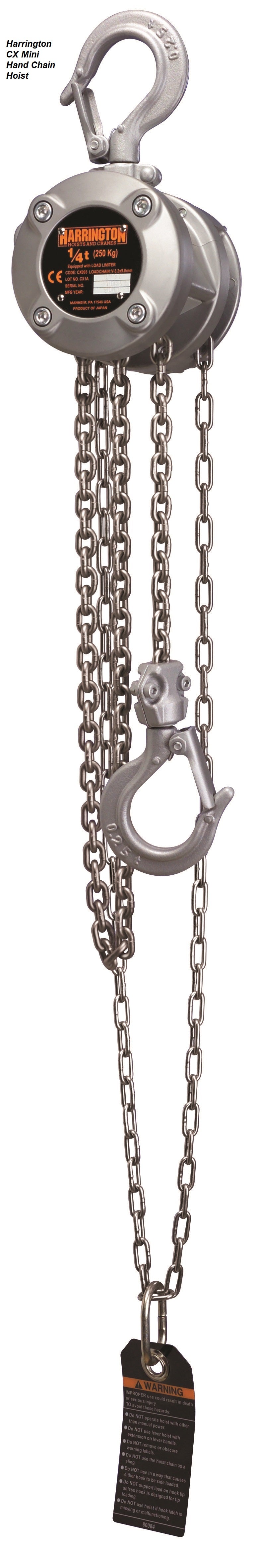 Manual Chain Hoists & Trolleys by Harrington