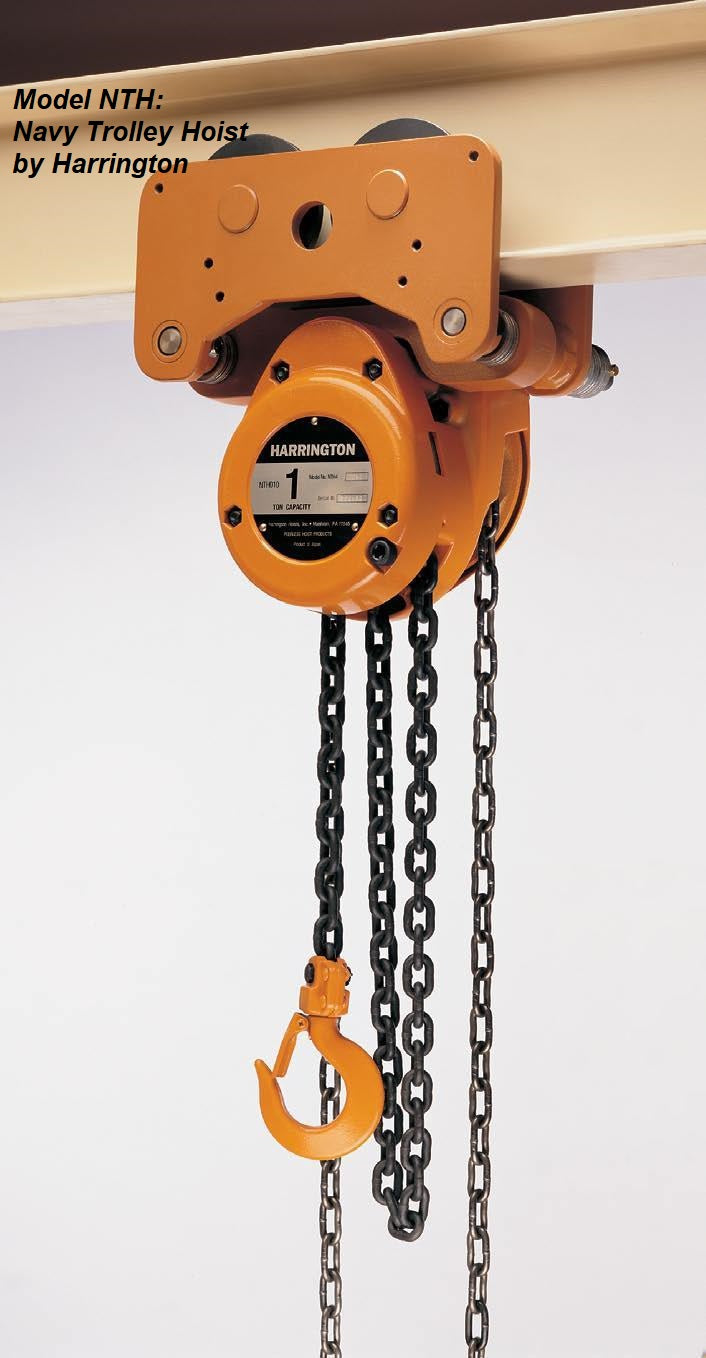 Manual Chain Hoists & Trolleys by Harrington