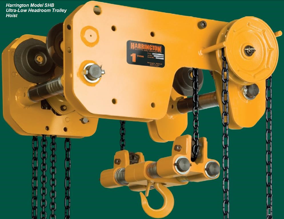 Manual Chain Hoists & Trolleys by Harrington