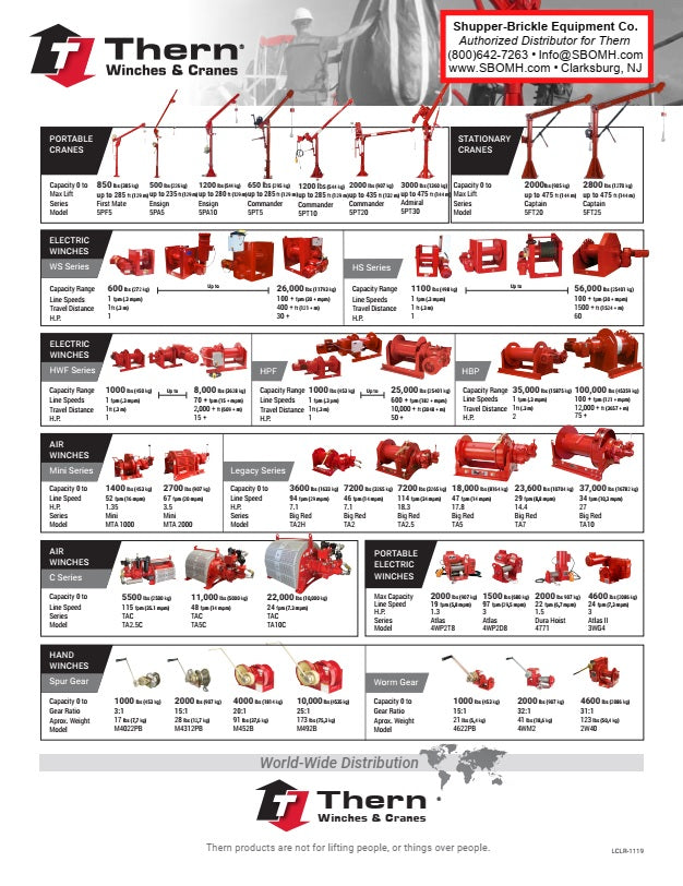 Thern Winch Line Card