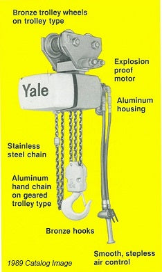 Yale Hoists KEL and KAL Obsolete Repair Parts